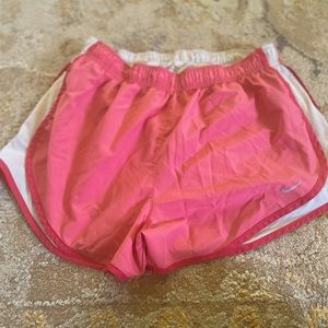 pink nike shorts